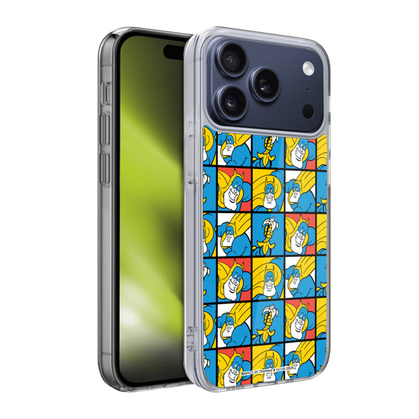 Beano Bananaman Patterns Squares Soft Gel Case for Apple iPhone 17 Pro