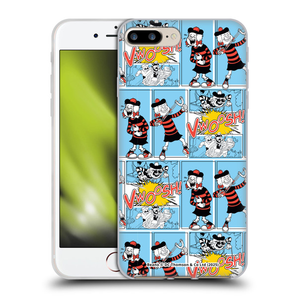 Beano Bananaman Patterns Minnie Soft Gel Case for Apple iPhone 7 Plus / 8 Plus & MagSafe