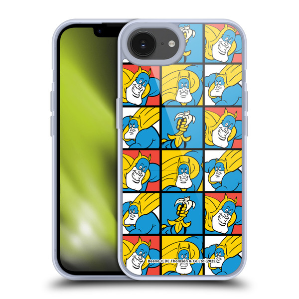 Beano Bananaman Patterns Squares Soft Gel Case for Apple iPhone 16e / Apple iPhone 17e & MagSafe