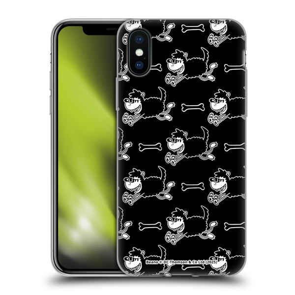 Beano Bananaman Patterns Gnasher Soft Gel Case for Apple iPhone X / iPhone XS & MagSafe