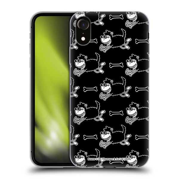 Beano Bananaman Patterns Gnasher Soft Gel Case for Apple iPhone XR