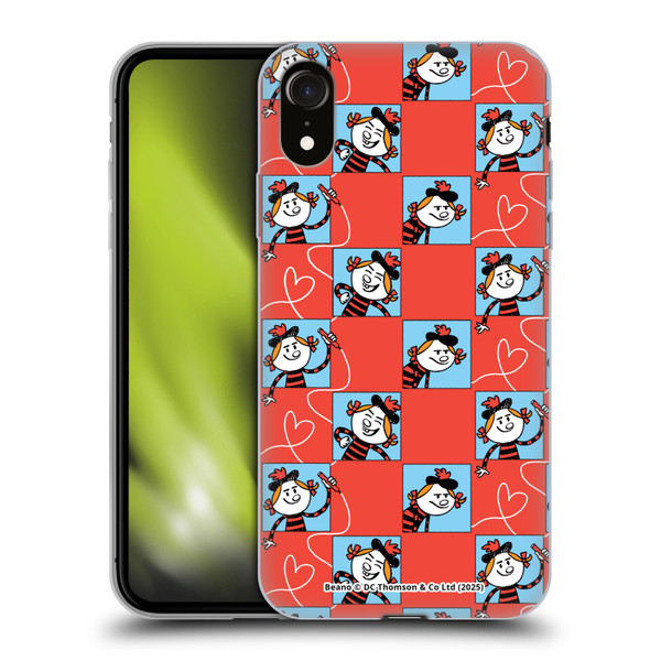 Beano Bananaman Patterns Minnie Heart Soft Gel Case for Apple iPhone XR