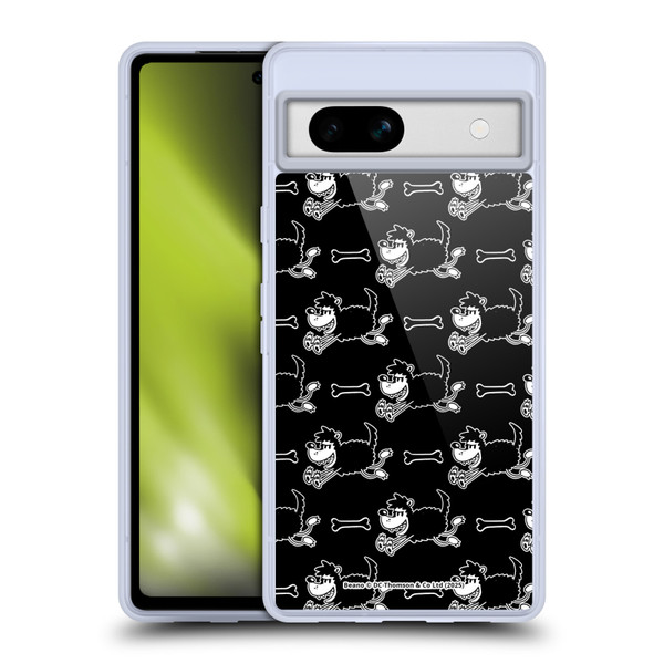 Beano Bananaman Patterns Gnasher Soft Gel Case for Google Pixel 7a