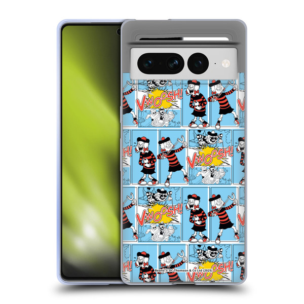 Beano Bananaman Patterns Minnie Soft Gel Case for Google Pixel 7 Pro