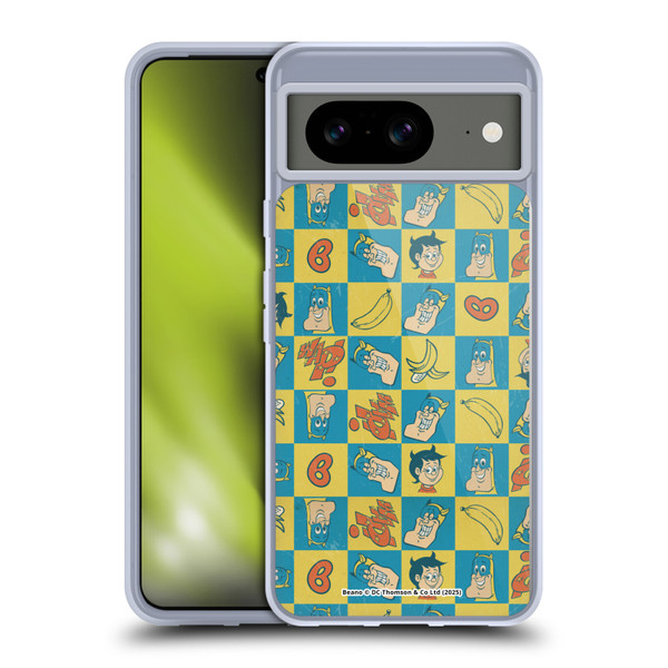 Beano Bananaman Patterns Classic Soft Gel Case for Google Pixel 8
