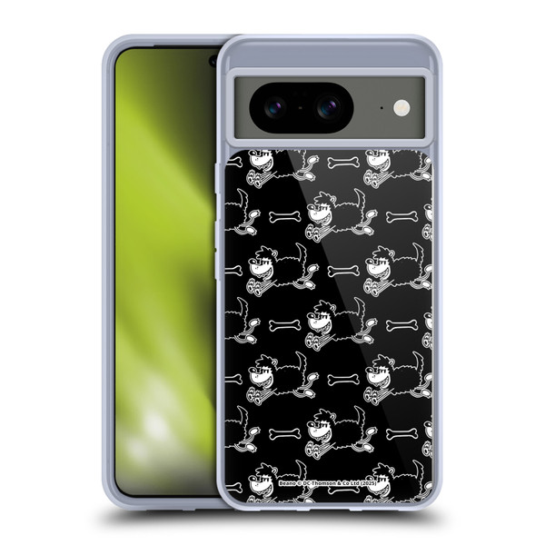 Beano Bananaman Patterns Gnasher Soft Gel Case for Google Pixel 8