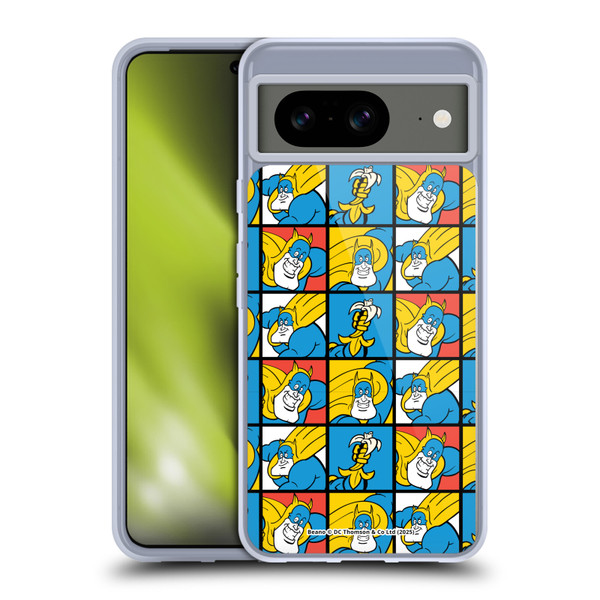 Beano Bananaman Patterns Squares Soft Gel Case for Google Pixel 8