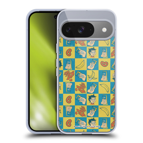 Beano Bananaman Patterns Classic Soft Gel Case for Google Pixel 9 / Pixel 9 Pro