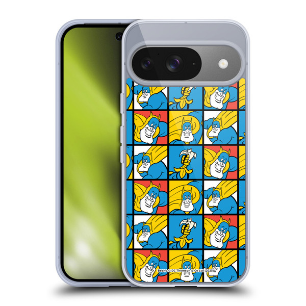 Beano Bananaman Patterns Squares Soft Gel Case for Google Pixel 9 / Pixel 9 Pro