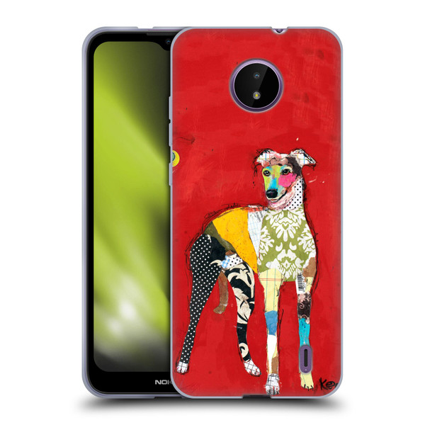 Michel Keck Dogs 2 Greyhound Soft Gel Case for Nokia C10 / C20