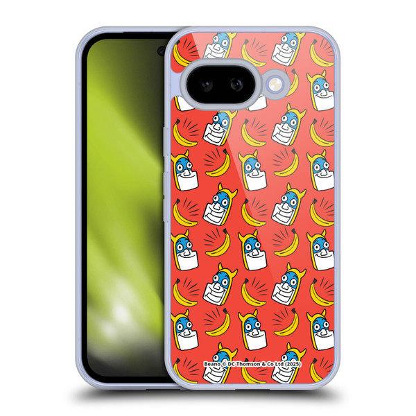 Beano Bananaman Patterns Head Soft Gel Case for Google Pixel 9A