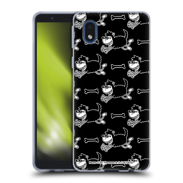 Beano Bananaman Patterns Gnasher Soft Gel Case for Samsung Galaxy A01 Core (2020)
