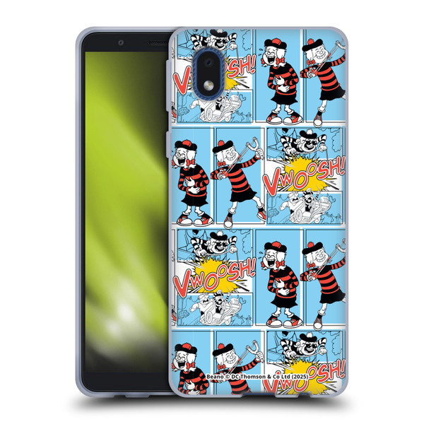 Beano Bananaman Patterns Minnie Soft Gel Case for Samsung Galaxy A01 Core (2020)