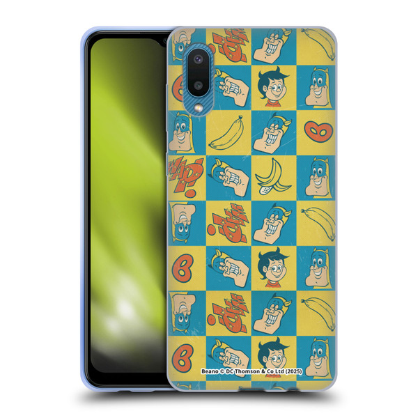 Beano Bananaman Patterns Classic Soft Gel Case for Samsung Galaxy A02/M02 (2021)
