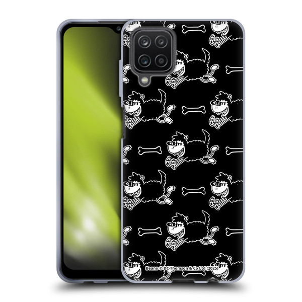 Beano Bananaman Patterns Gnasher Soft Gel Case for Samsung Galaxy A12 (2020)