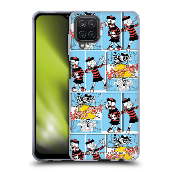 Beano Bananaman Patterns Minnie Soft Gel Case for Samsung Galaxy A12 (2020)