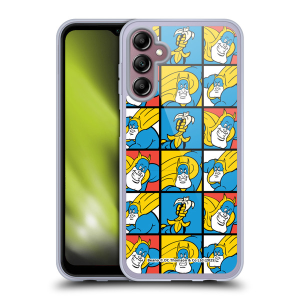 Beano Bananaman Patterns Squares Soft Gel Case for Samsung Galaxy A14 5G