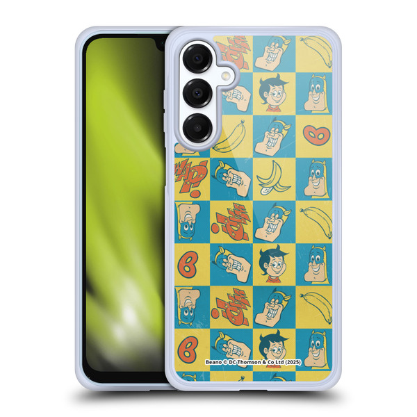 Beano Bananaman Patterns Classic Soft Gel Case for Samsung Galaxy A16 5G & MagSafe