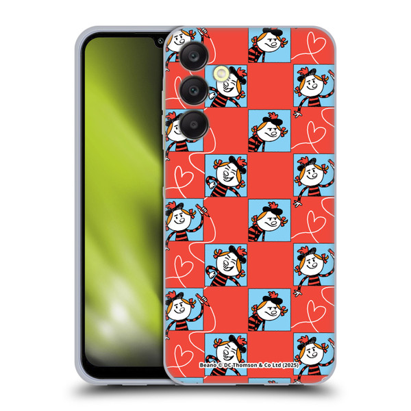 Beano Bananaman Patterns Minnie Heart Soft Gel Case for Samsung Galaxy A25 5G