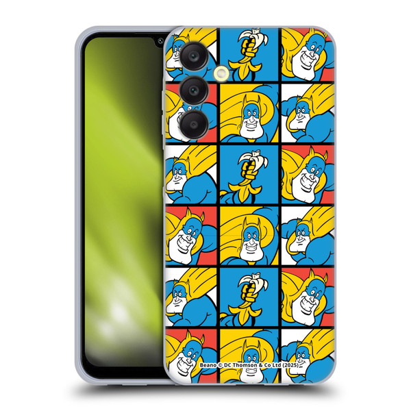 Beano Bananaman Patterns Squares Soft Gel Case for Samsung Galaxy A25 5G