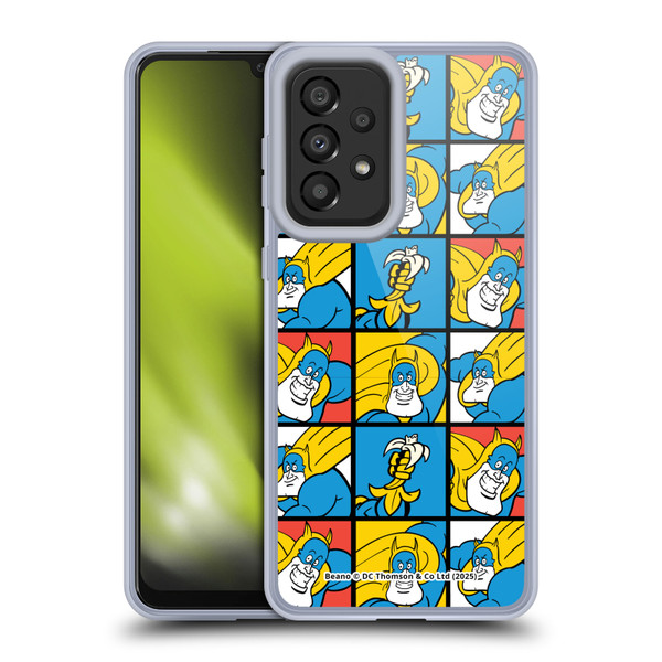 Beano Bananaman Patterns Squares Soft Gel Case for Samsung Galaxy A33 5G (2022)