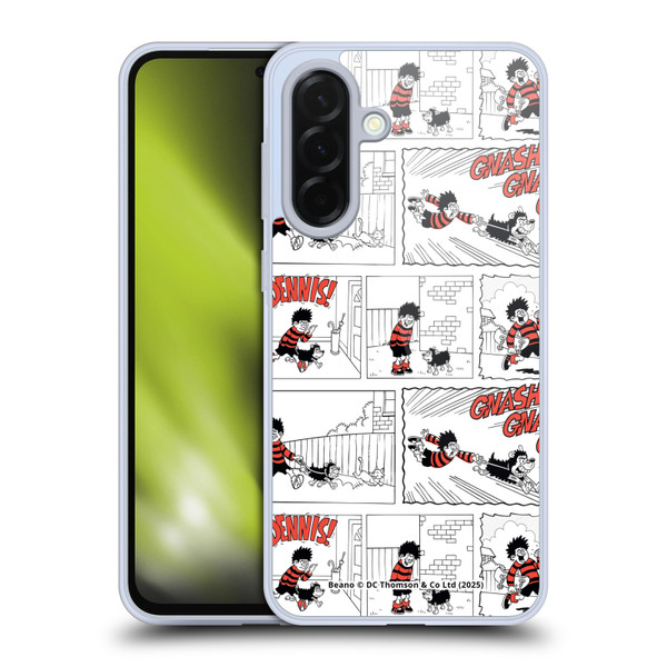 Beano Bananaman Patterns Dennis Gnasher Soft Gel Case for Samsung Galaxy A36 5G