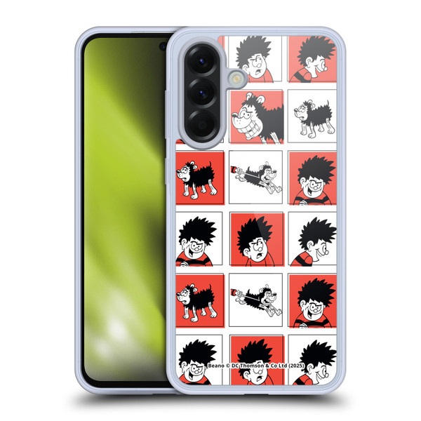 Beano Bananaman Patterns Dennis Soft Gel Case for Samsung Galaxy A56 5G