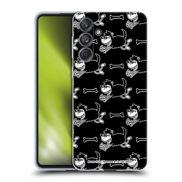 Beano Bananaman Patterns Gnasher Soft Gel Case for Samsung Galaxy M55 5G