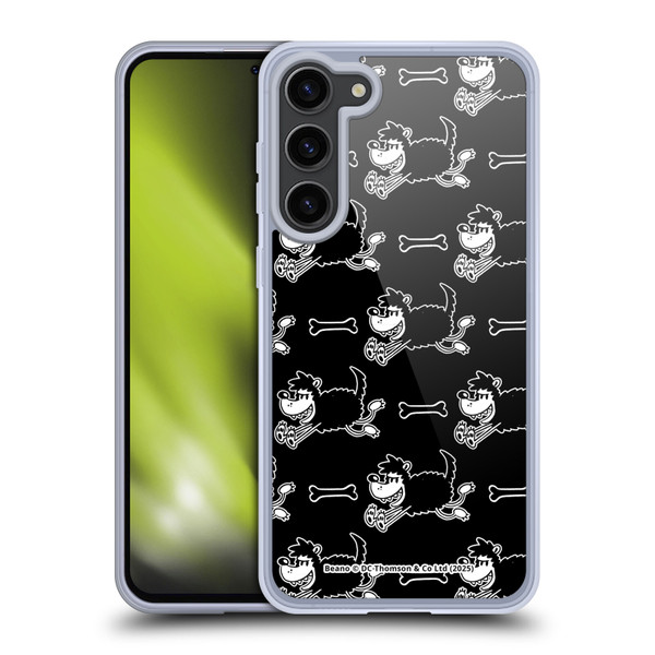 Beano Bananaman Patterns Gnasher Soft Gel Case for Samsung Galaxy S23+ 5G & MagSafe