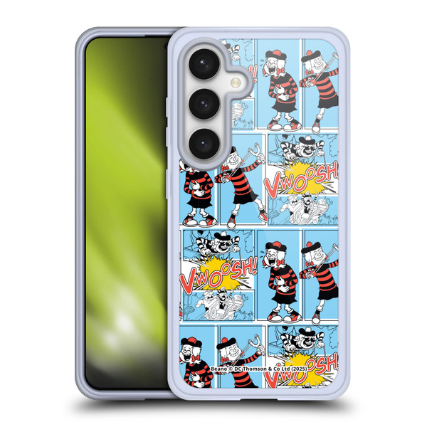 Beano Bananaman Patterns Minnie Soft Gel Case for Samsung Galaxy S24 5G & MagSafe