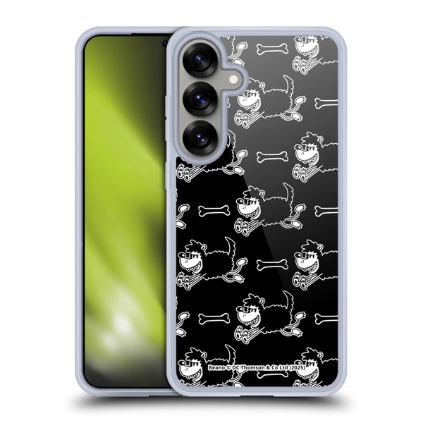 Beano Bananaman Patterns Gnasher Soft Gel Case for Samsung Galaxy S25+ & MagSafe