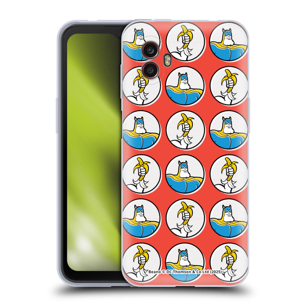 Beano Bananaman Patterns Red Circles Soft Gel Case for Samsung Galaxy Xcover6 Pro/Pro2