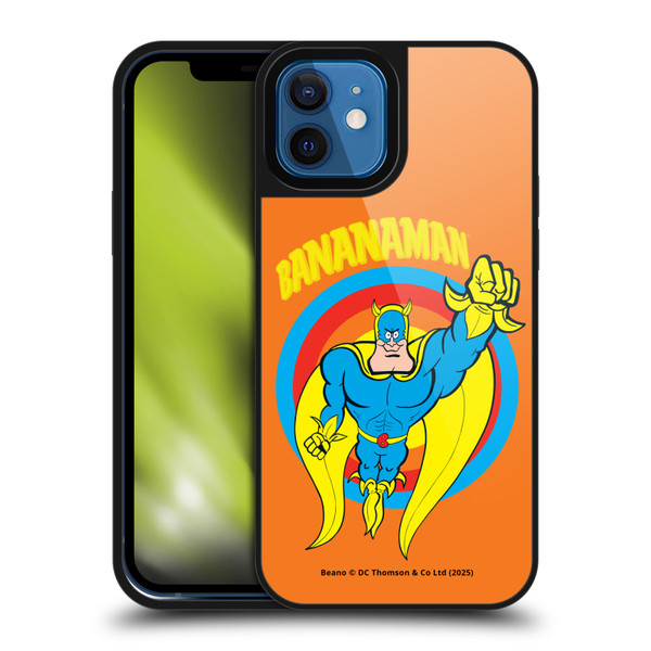 Beano Bananaman Graphics Fly Gel Armour Case For Apple iPhone 12 / iPhone 12 Pro