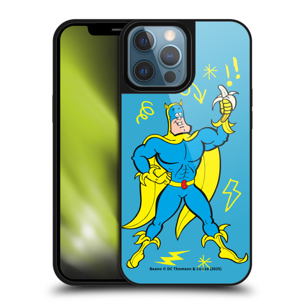 Beano Bananaman Graphics Blue Gel Armour Case For Apple iPhone 13 Pro Max