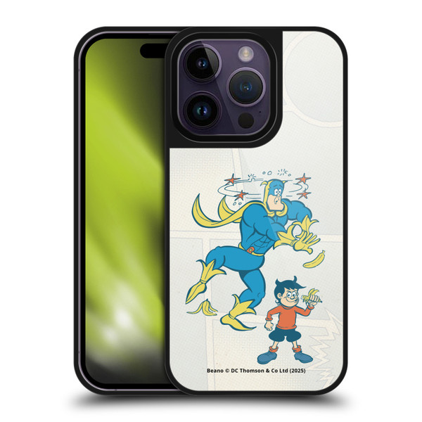 Beano Bananaman Graphics With Dennis Gel Armour Case For Apple iPhone 14 Pro
