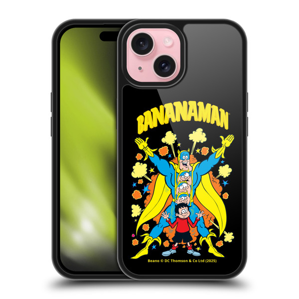 Beano Bananaman Graphics Characters Gel Armour Case For Apple iPhone 15