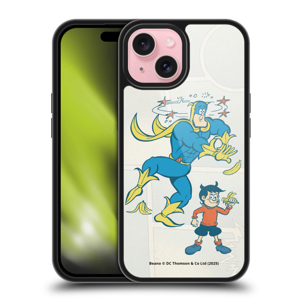 Beano Bananaman Graphics With Dennis Gel Armour Case For Apple iPhone 15
