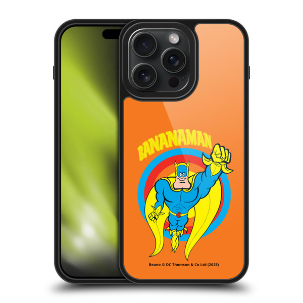 Beano Bananaman Graphics Fly Gel Armour Case For Apple iPhone 15 Pro Max