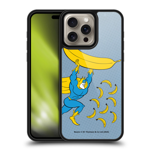 Beano Bananaman Graphics Banana Gel Armour Case For Apple iPhone 16 Pro Max