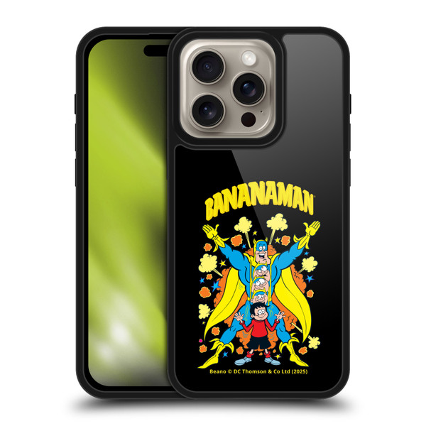Beano Bananaman Graphics Characters Gel Armour Case For Apple iPhone 16 Pro