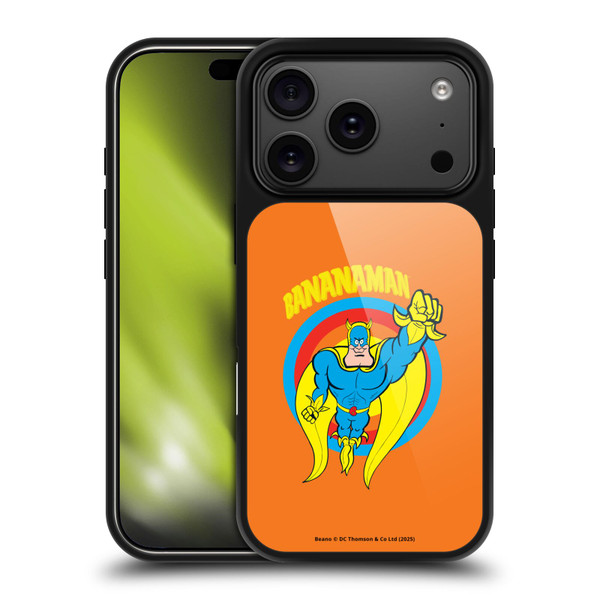 Beano Bananaman Graphics Fly Gel Armour Case For Apple iPhone 17 Pro