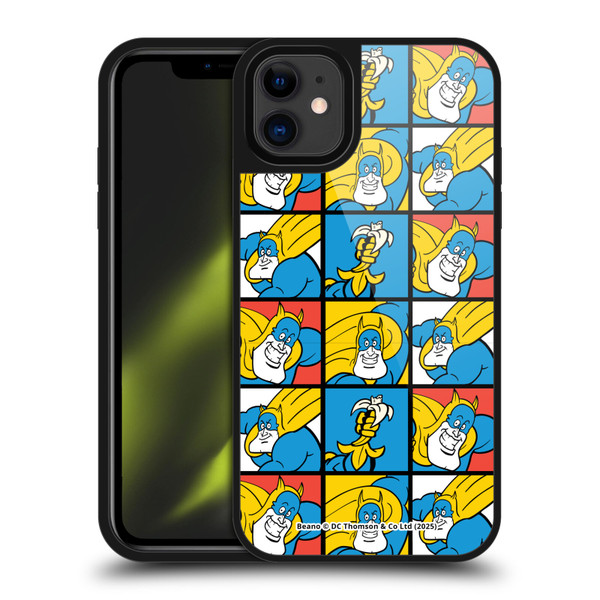 Beano Bananaman Patterns Squares Gel Armour Case For Apple iPhone 11