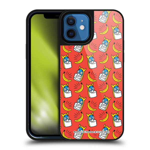 Beano Bananaman Patterns Head Gel Armour Case For Apple iPhone 12 / iPhone 12 Pro