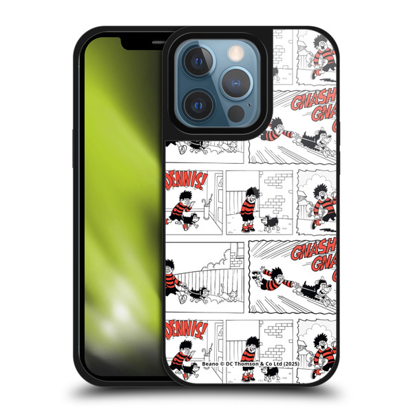 Beano Bananaman Patterns Dennis Gnasher Gel Armour Case For Apple iPhone 13 Pro
