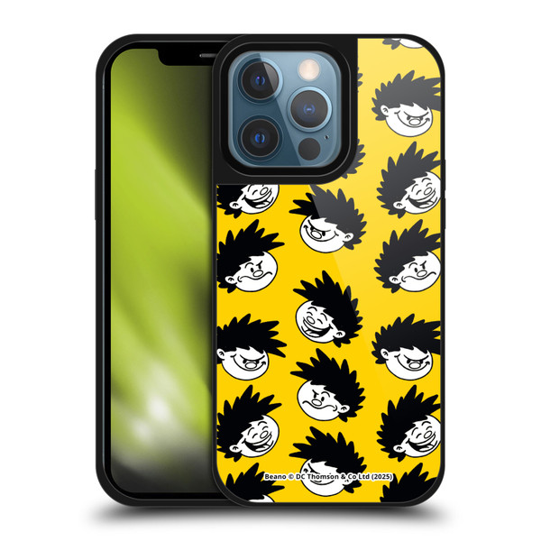 Beano Bananaman Patterns Dennis Head Gel Armour Case For Apple iPhone 13 Pro