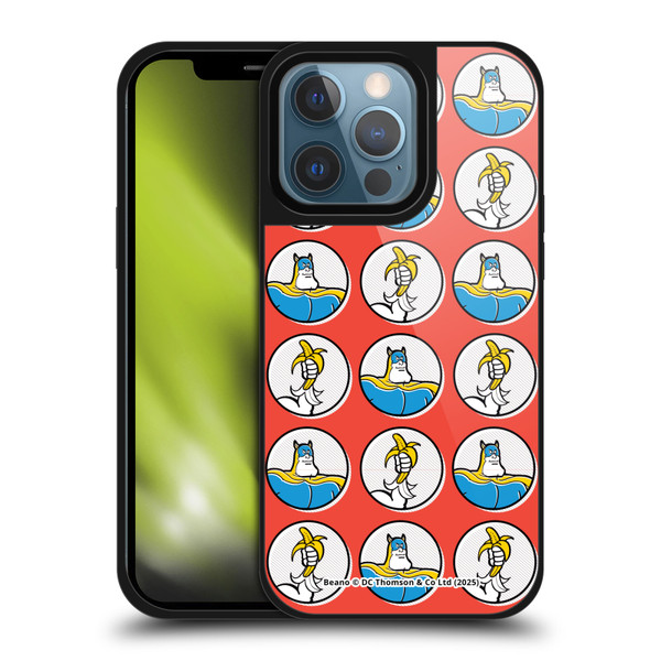 Beano Bananaman Patterns Red Circles Gel Armour Case For Apple iPhone 13 Pro