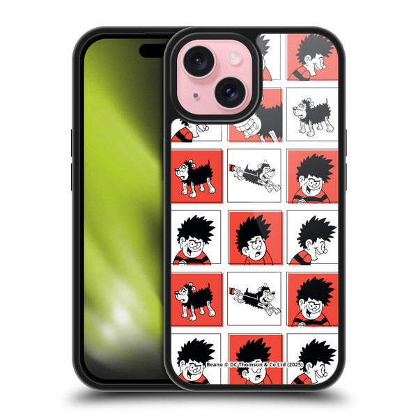 Beano Bananaman Patterns Dennis Gel Armour Case For Apple iPhone 15