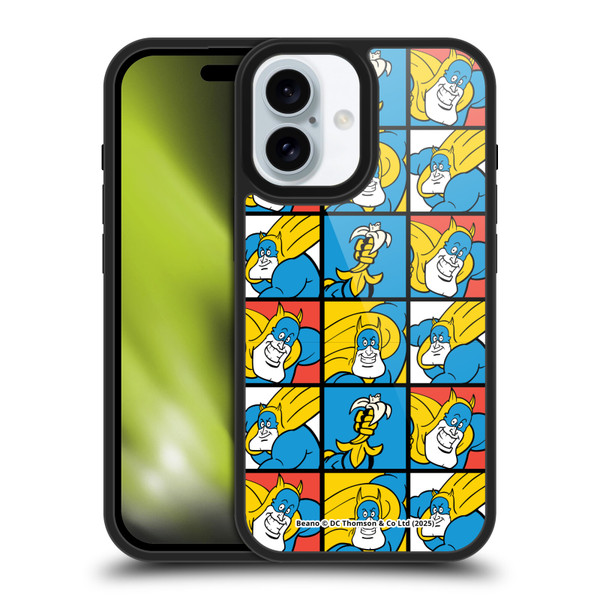 Beano Bananaman Patterns Squares Gel Armour Case For Apple iPhone 16