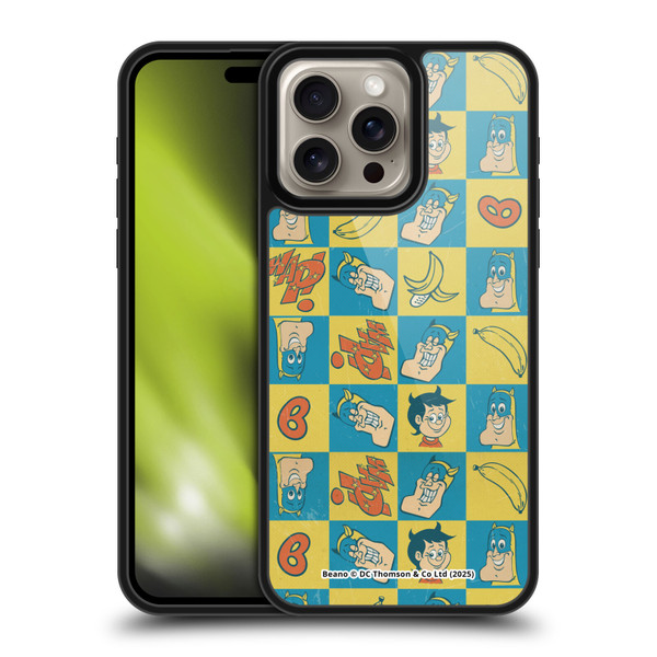Beano Bananaman Patterns Classic Gel Armour Case For Apple iPhone 16 Pro Max