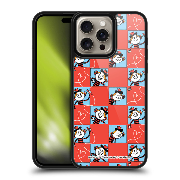 Beano Bananaman Patterns Minnie Heart Gel Armour Case For Apple iPhone 16 Pro Max